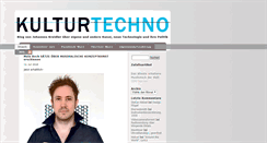 Desktop Screenshot of kulturtechno.de